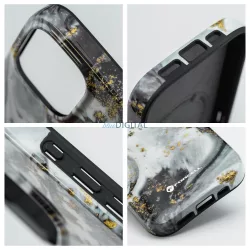   FORCELL F-PROTECT Mirage, katonai csepp-tesztelt tok kompatibilis MagSafe az IPHONE 16 PLUS ezüst ködhöz