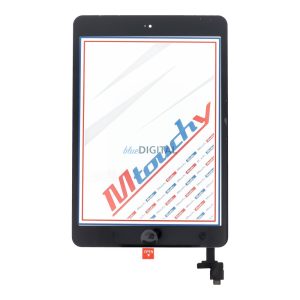 MUSTTBY érintőképernyő + ragasztócsík + Home gomb iPad Mini2 - fekete