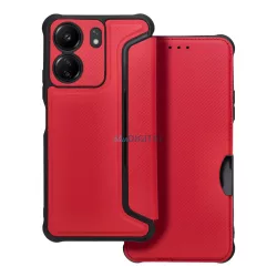 RAZOR könyvtok Xiaomi Redmi 13C 4G - piros
