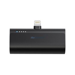   Blue Star W0556P PlugOn powerbank beépített Lightning csatlakozóval 5000mAh 2.1A - fekete