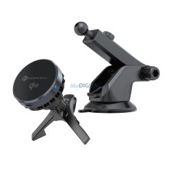   Forcell F-Grip Cool Mag MagSafe-kompatibilis vezeték nélküli autós töltő "Cool Protect" hűtőtechnológiával Qi2 15W - fekete