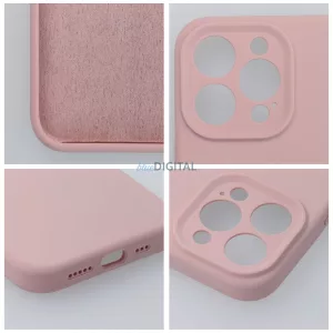 SILICONE tok 2mm iPhone 16 Plus - rózsaszín