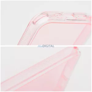MATRIX CLEAR tok iPhone 15 - púder rózsaszín