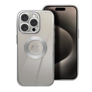 GLAM tok iPhone 16 Pro - ezüst színű