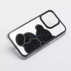 TEDDY BEAR tok iPhone 16 - fekete