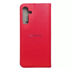 SMART CASE könyvtok Samsung Galaxy M55 - piros