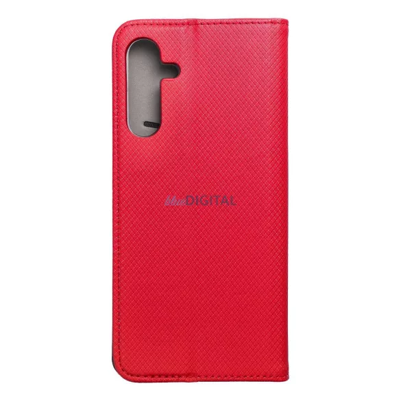 SMART CASE könyvtok Samsung Galaxy M55 - piros