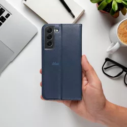   SMART MAGNETO könyvtok Samsung Galaxy M55 5G - tengerészkék