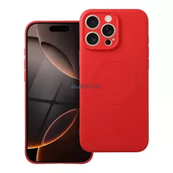  SILICONE MAG COVER MagSafe-kompatibilis tok iPhone 16 Pro Max - piros