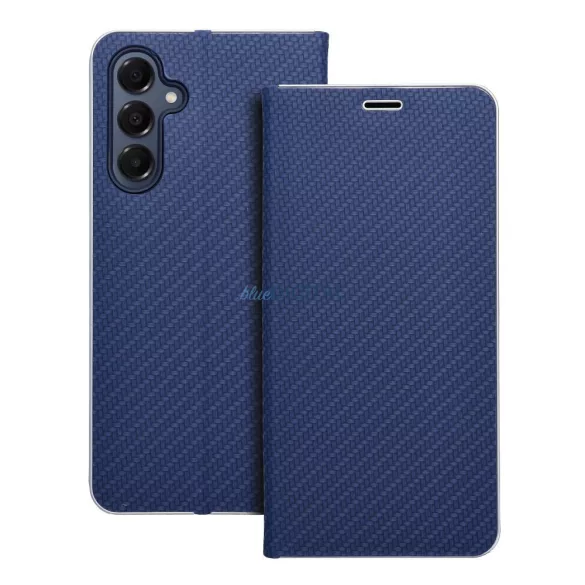 LUNA szénszálas könyvtok Samsung Galaxy A16 5G - kék