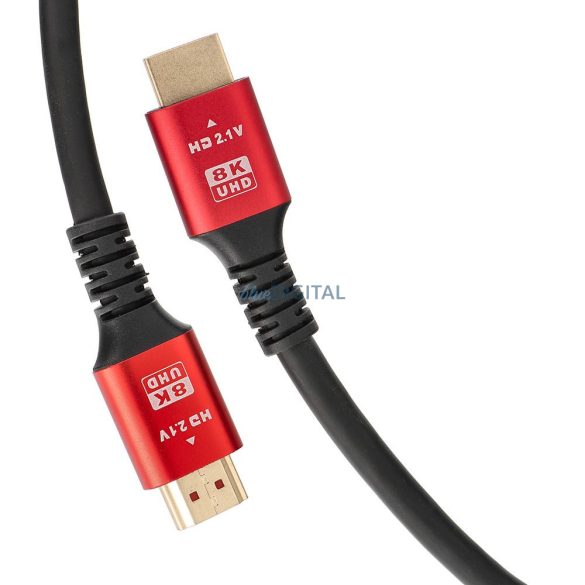 HDMI - HDMI kábel 8K/60Hz, 4K/120 Hz 1m - fekete