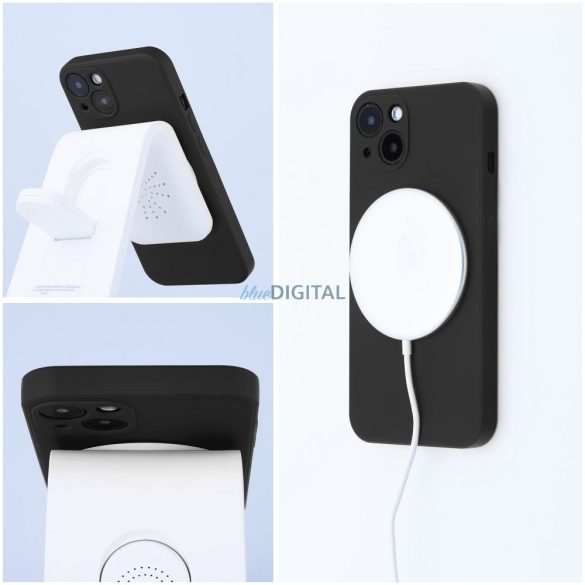 SILICONE MAG COVER MagSafe-kompatibilis tok Samsung Galaxy A16 - fekete