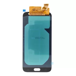   LCD OLED kijelző keret nélkül Samsung Galaxy J7 (2017) - kék - ALKATRÉSZ!