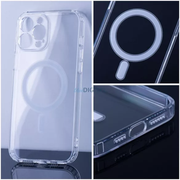 CLEAR MAG COVER tok kamera-védelemmel, MagSafe-kompatibilis iPhone 16 Pro Max - átlátszó