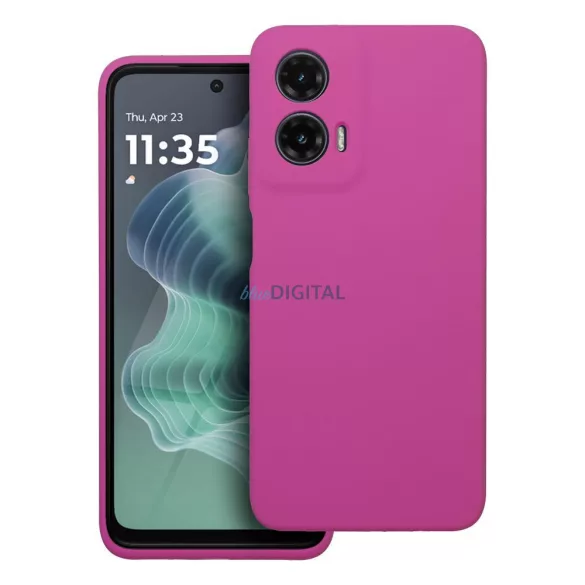 SILICONE 2mm tok Motorola Moto G35 - rózsaszín