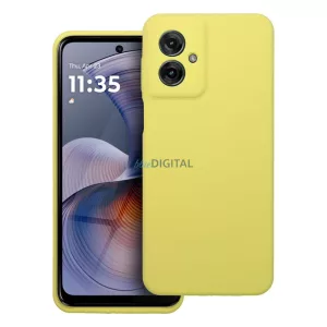 SILICONE 2mm tok Motorola Moto G55 - sárga