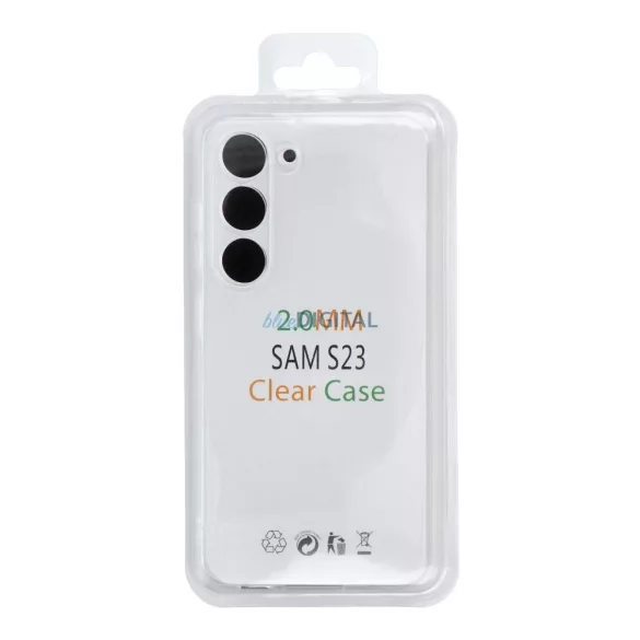 CLEAR CASE 2mm tok Motorola Moto G55 - átlátszó