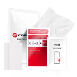   Cleaning kit LCD's-hez Forcell 4in1 (wet és dry cloth, scratch card, dust stickers)