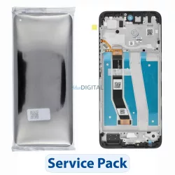   LCD kijelző (gyári ServicePack) Motorola Moto G14 [5D68C23075] - acélszürke - ALKATRÉSZ!