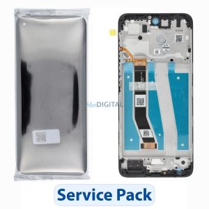 LCD kijelző (gyári ServicePack) Motorola Moto G14 [5D68C23075] - acélszürke