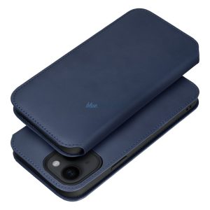 DUAL POCKET könyvtok Samsung Galaxy S25 Plus - tengerészkék