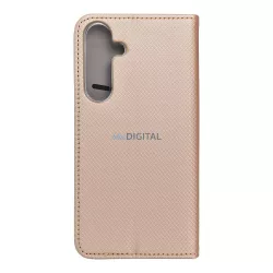 SMART CASE könyvtok Samsung Galaxy S25 Plus - arany színű