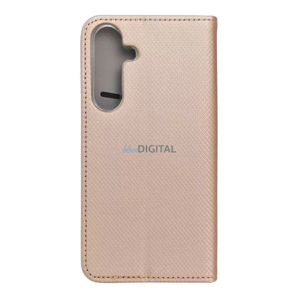 SMART CASE könyvtok Samsung Galaxy S25 Plus - arany színű
