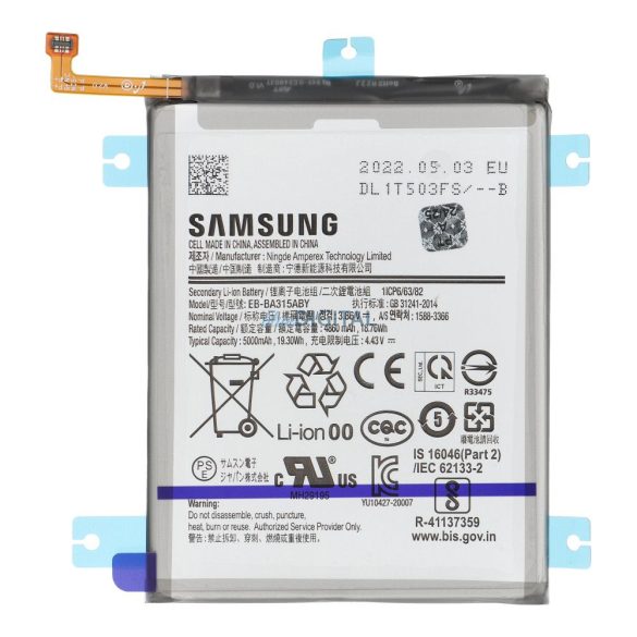 Akkumulátor (gyári ServicePack) EB-BA315ABY Samsung Galaxy A31 (A315) [GH82-22762A]