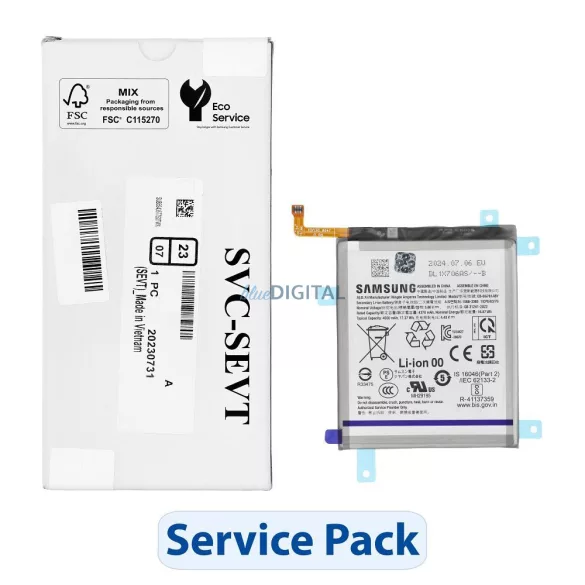 Akkumulátor (gyári ServicePack) EB-BA525ABY Samsung Galaxy A52/A52S/S20FE [GH82-24205A]