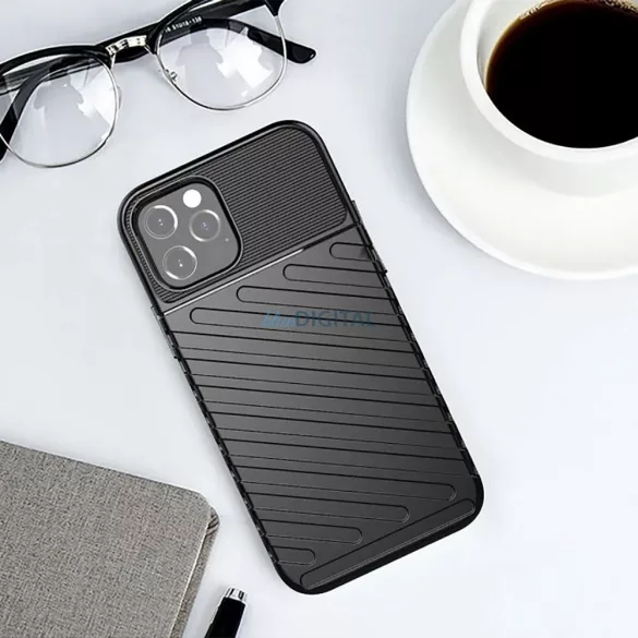 THUNDER tok Samsung Galaxy S25 Plus - fekete