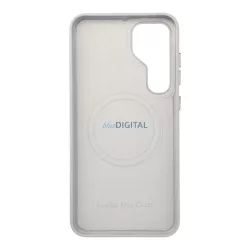 BŐR MAG COVER tok a SAMSUNG S25 PLUS-hoz szürke