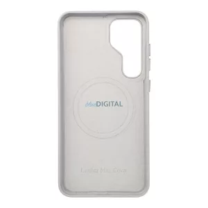 BŐR MAG COVER tok a SAMSUNG S25 PLUS-hoz szürke