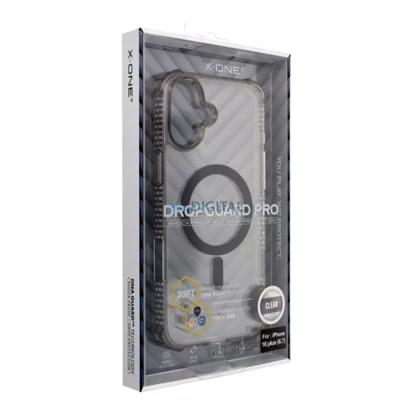 Dropguard Magnetic Pro MagSafe-kompatibilis tok iPhone 16 Plus - fekete