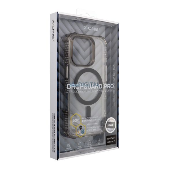 Dropguard Magnetic Pro MagSafe-kompatibilis tok iPhone 16 Pro - fekete
