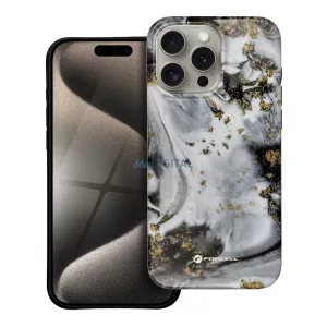 FORCELL F-PROTECT Mirage, katonai csepp-tesztelt tok kompatibilis MagSafe az IPHONE 15 PRO MAX ezüst ködhöz