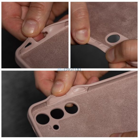 SILICONE 2mm tok Samsung Galaxy S25 Plus - halvány rózsaszín