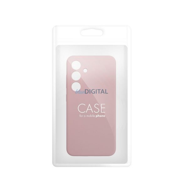 SILICONE 2mm tok Samsung Galaxy S25 Plus - halvány rózsaszín