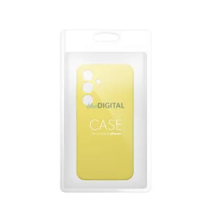 SILICONE 2mm tok Samsung Galaxy S25 Plus - sárga