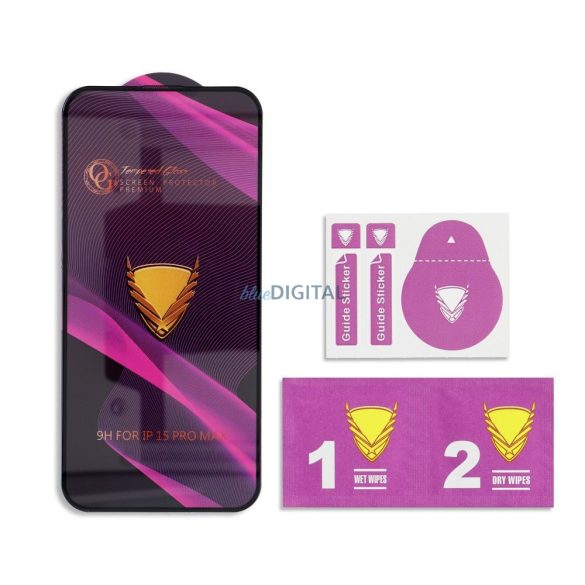 OG Premium Glass edzett üveg fekete szegéllyel Samsung Galaxy S25 Ultra