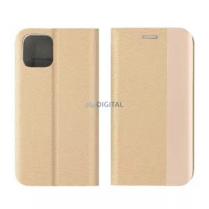 SENSITIVE könyvtok Samsung Galaxy S25 Plus - arany színű