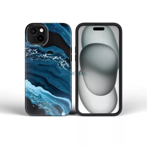 FORCELL F-PROTECT Mirage, katonai csepp-tesztelt tok kompatibilis MagSafe az IPHONE 15 mélytengeri mélytengerhez