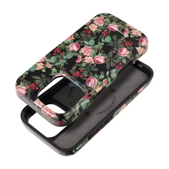FORCELL F-PROTECT Mirage, katonai csepp-tesztelt tok kompatibilis MagSafe az IPHONE 15 rose dráma számára
