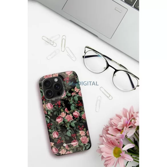 FORCELL F-PROTECT Mirage, katonai csepp-tesztelt tok kompatibilis MagSafe az IPHONE 15 rose dráma számára