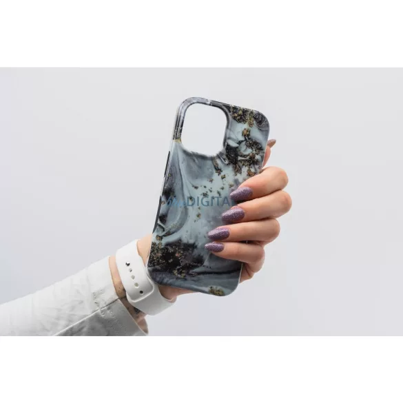 FORCELL F-PROTECT Mirage, Katonai csepp-tesztelt tok kompatibilis MagSafe az IPHONE 15 ezüst ködhöz