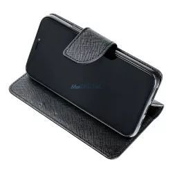 FANCY könyvtok Xiaomi Redmi 14C - fekete