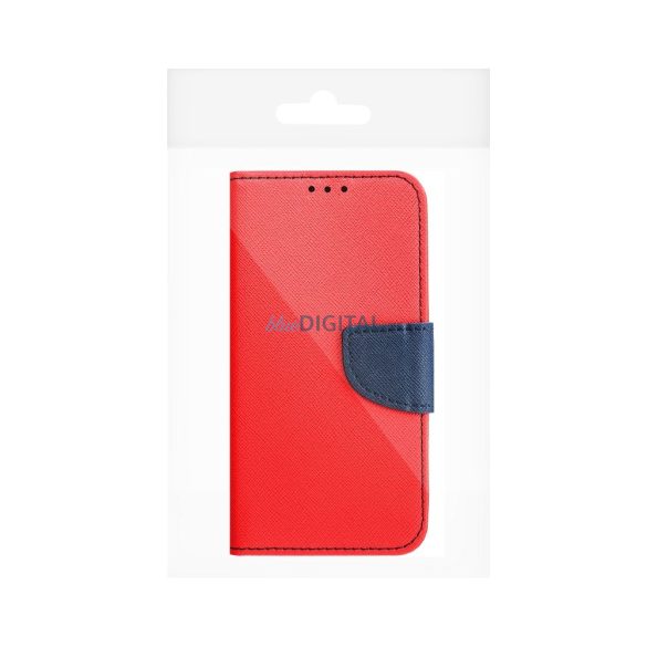 FANCY könyvtok Xiaomi Redmi 14C - piros-tengerészkék