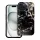 FORCELL F-PROTECT Mirage, katonai csepp-tesztelt tok kompatibilis MagSafe az IPHONE 15 PRO fekete márványhoz