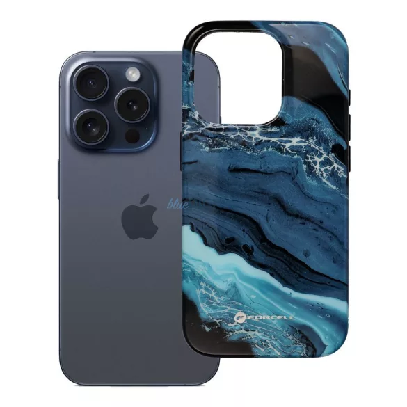 FORCELL F-PROTECT Mirage, katonai csepp-tesztelt tok kompatibilis MagSafe az IPHONE 15 PRO mélytengeri telefonhoz