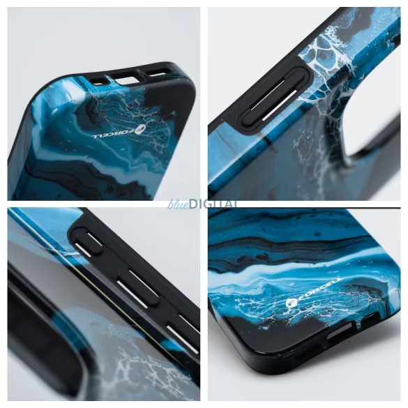 FORCELL F-PROTECT Mirage, katonai csepp-tesztelt tok kompatibilis MagSafe az IPHONE 15 PRO mélytengeri telefonhoz