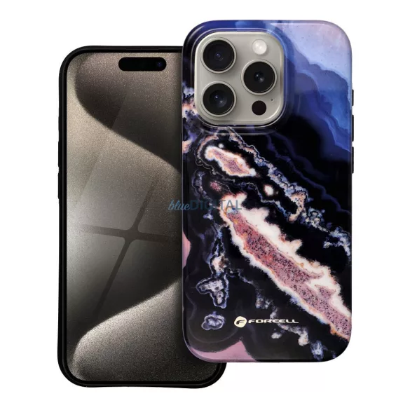 FORCELL F-PROTECT Mirage, katonai csepp-tesztelt tok kompatibilis a MagSafe-hez IPHONE 15 PRO arany szigethez
